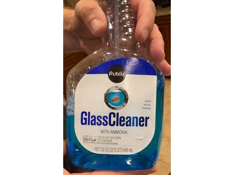 Publix Glass Cleaner With Ammonia, 32 fl oz/946 mL