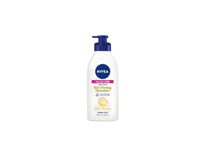 Nivea Skin Firming Hydration Body Lotion, Q10 + Shea Butter, 33.8 fl oz/1000 mL