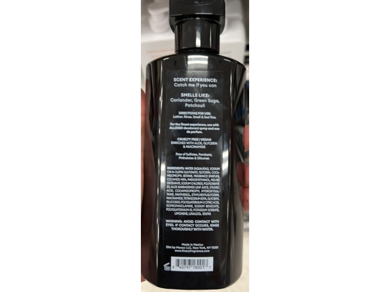 Fine'ry Fine Fragrance Body Wash, Alleged, 14.5 fl oz/428 mL