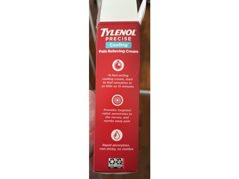 Tylenol Precise Cooling Pain Relieving Cream, Lightly, 4 oz/113 g