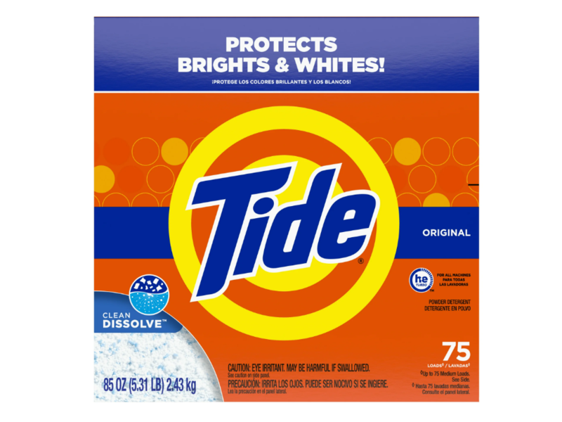 Tide Powder Laundry Detergent, Original, 75 Loads, 85 oz/2.43 kg