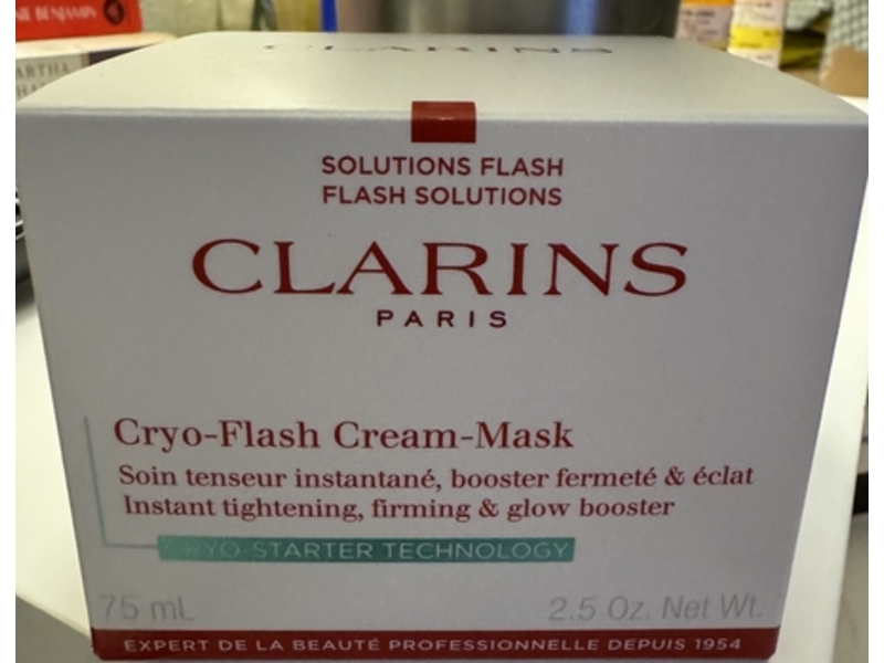 Clarins Cryo-Flash Face Mask, 2.5 oz/75 mL