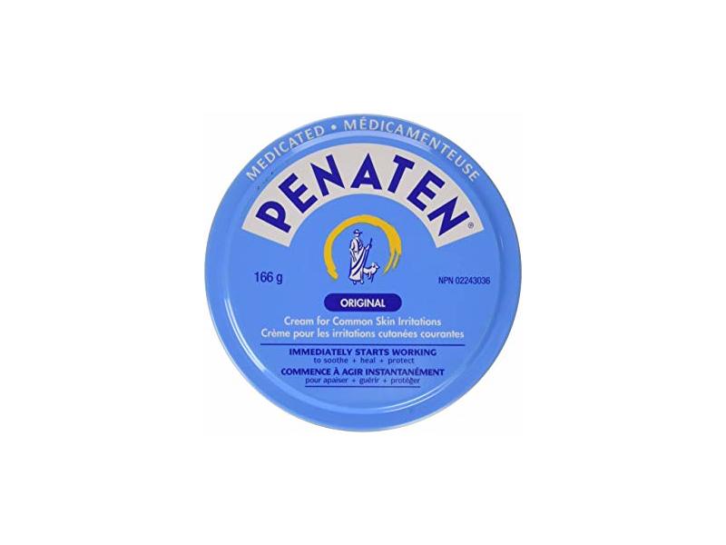 Vintage Penaten-Creme Round Tin 50 mL Medicated For Common Skin Irritations  Blue