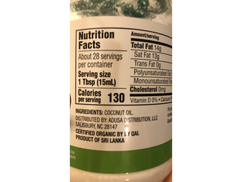 Nature's Promise Coconut Oil, 14 fl oz/414 mL