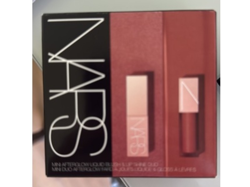 Nars Mini Afterglow Liquid Blush & Lip Shine Duo, Dolce Vita + Aragon, 0.11 fl oz/3.7 mL