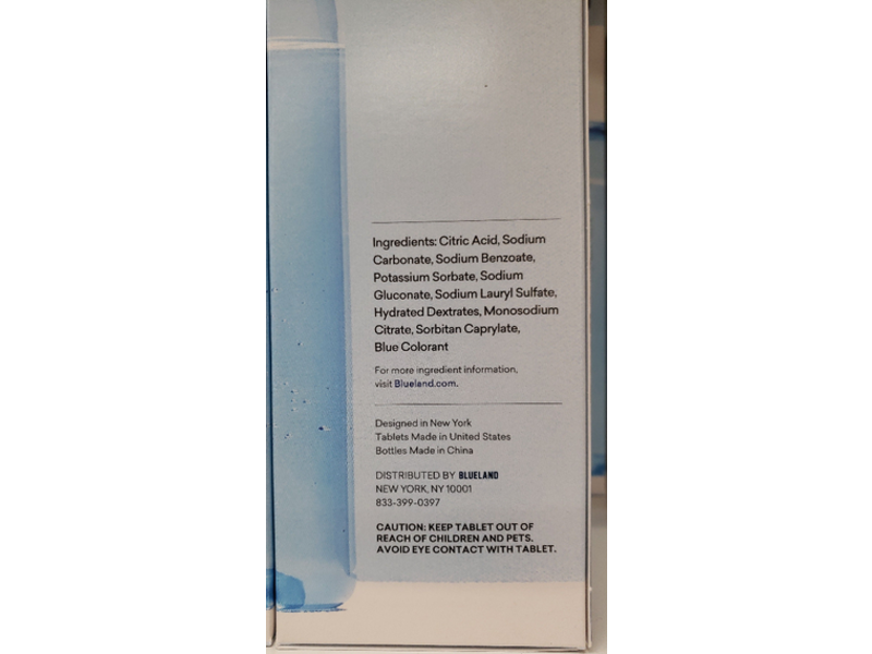 Blueland Glass + Mirror Cleaner, 0.18 oz/5.2 g