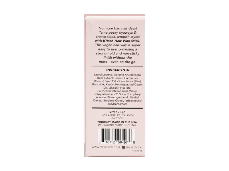 Kitsch Hair Wax Stick, 2.7 oz/75 g