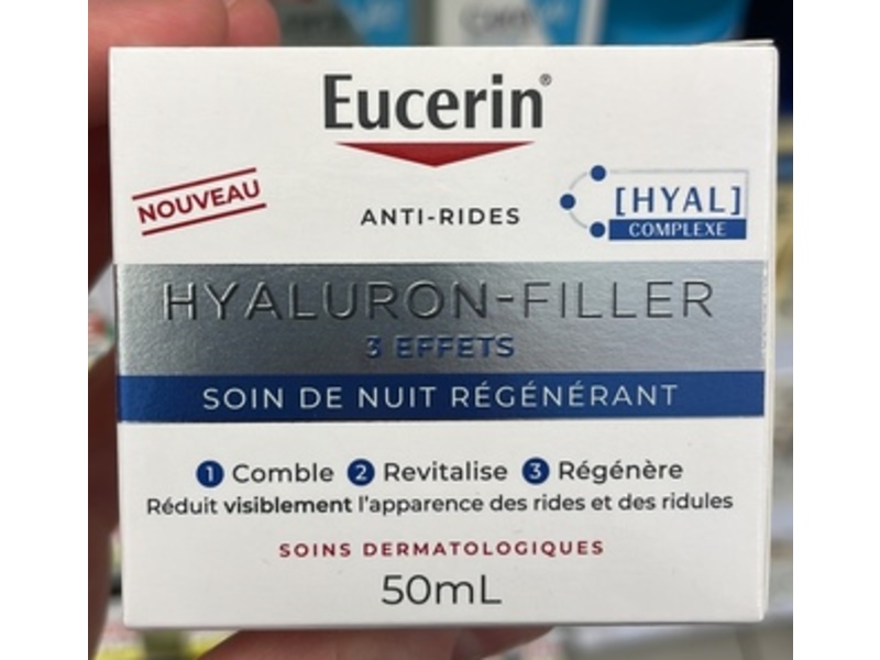 Eucerin Hyaluron Filler 3 Effects Regenerating Night Care, 50 mL