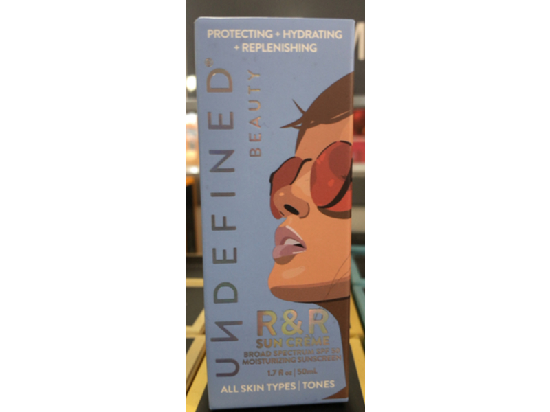 Undefined R&R Sun Creme Moisturizing Sunscreen, SPF 50, 1.7 fl oz/50 mL