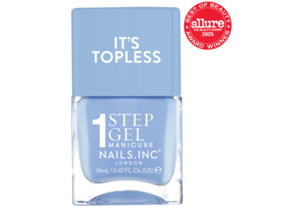 Nails.Inc 1-Step Gel It's Topless Gel Manicure, Kim, 0.47 fl oz/14 mL