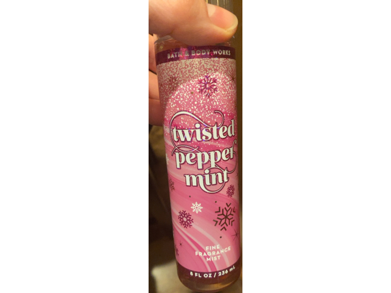 Bath & Body Works Fine Fragrance Mist, Twisted pepper Mint, 8 fl oz/236 mL