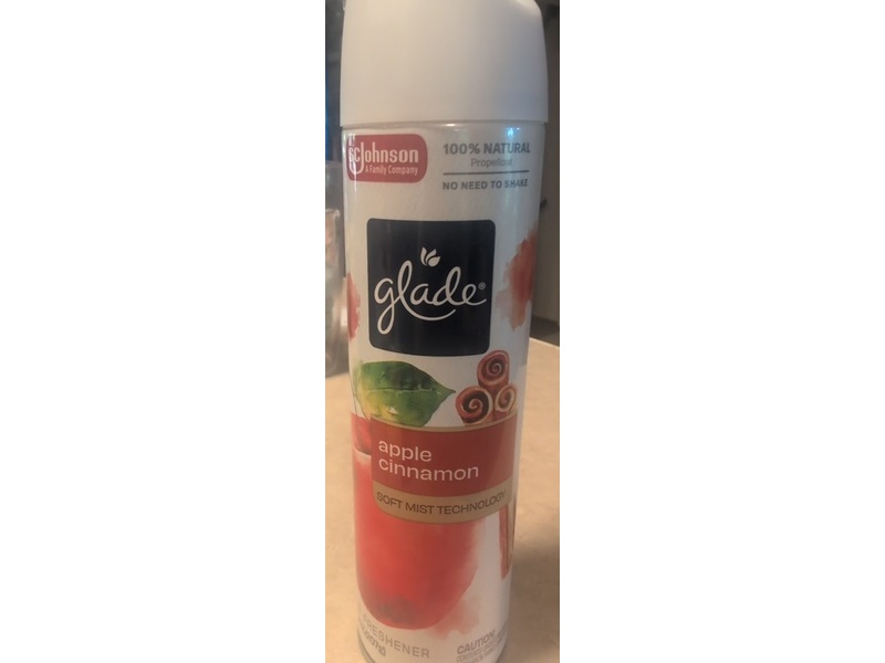 Glade Soft Mist Air Freshener, Apple Cinnamon, 7.3 oz/207 g