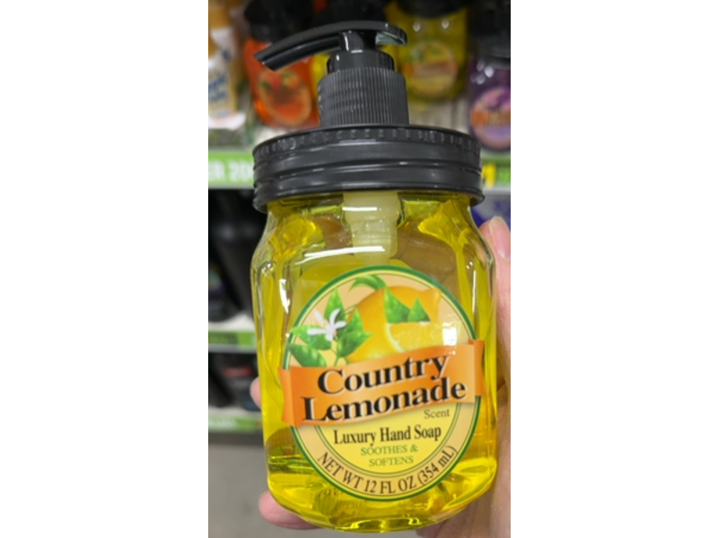 Luxury Hand Soap, Country Lemonade Scent, 12 fl oz/354 mL, Pack Of 2