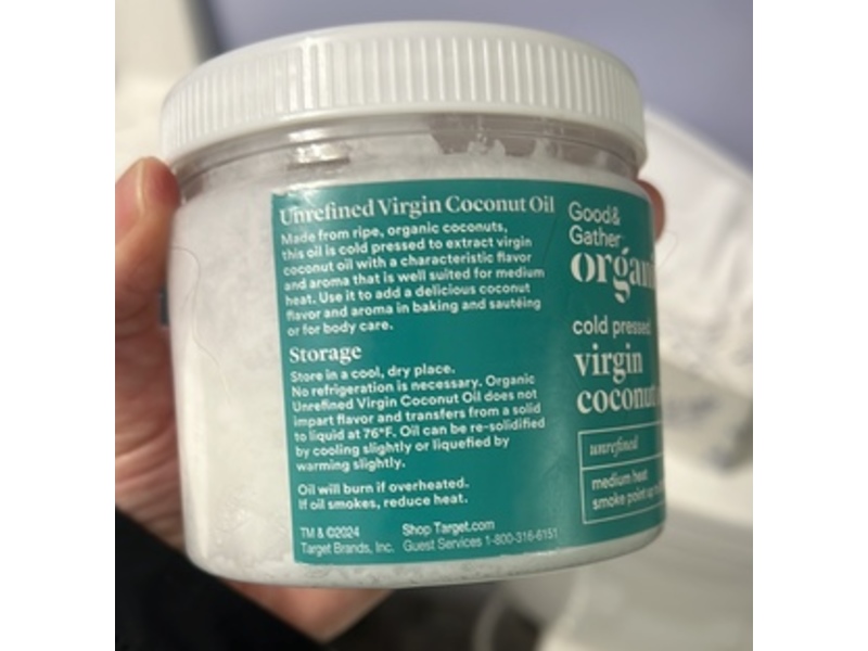 Good & Gather Virgin Coconut Oil, 14 fl oz/414 mL