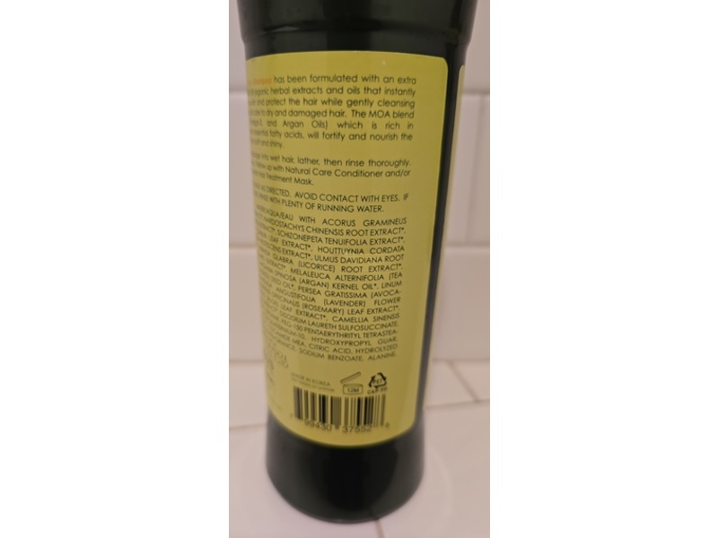 Moa Natural Care Shampoo, 16.9 fl oz/500 mL