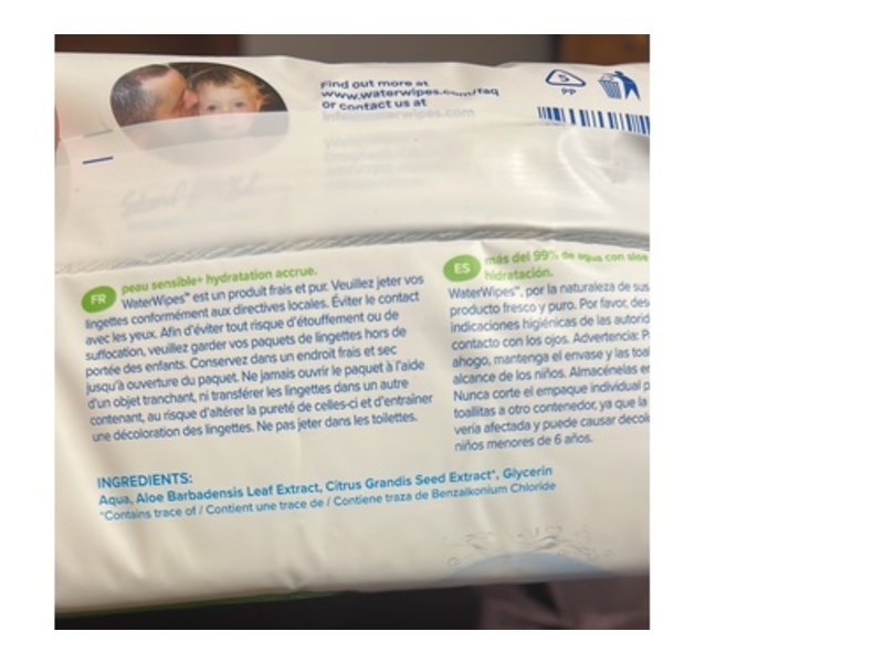 WaterWipes 3-In-1 Sensitive+ Hydrating Boost Wipes, Aloe Vera, 60 Count