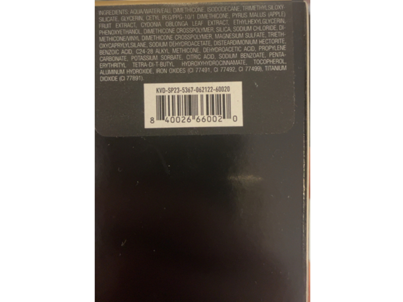 KVD Beauty Good Apple Full-Coverage Serum Foundation, Light 015, 1.01 fl oz/30 mL