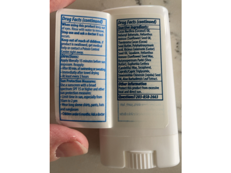 Dermatone Mineral Sunscreen Stick, SPF 50, 0.5 oz/14 g