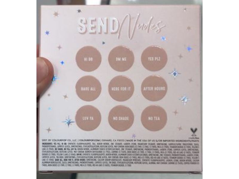 Colourpop Pressed Powder Palette, Send Nudes, 0.30 oz/9 g