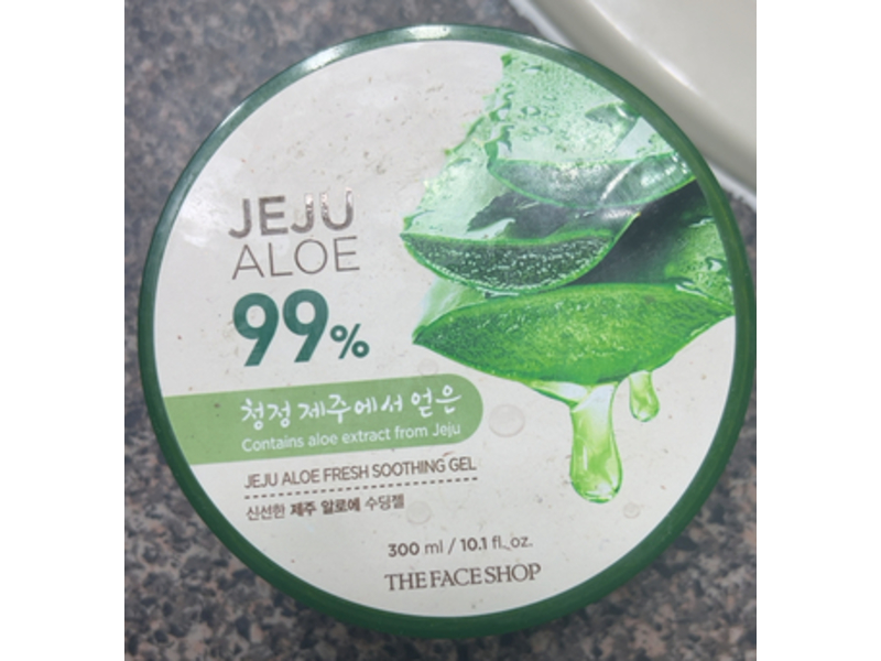 The Face Shop Jeju Aloe Fresh Soothing Gel, 10.1 fl oz/300 mL