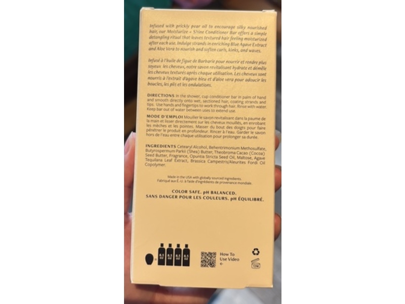 Noplalera Solid Conditioner Bar, 3 oz/85 g