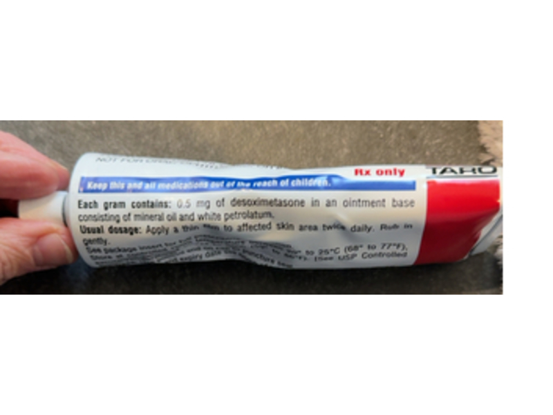 Desoximetasone Ointment 0.05%, 100 g, Taro (Rx)