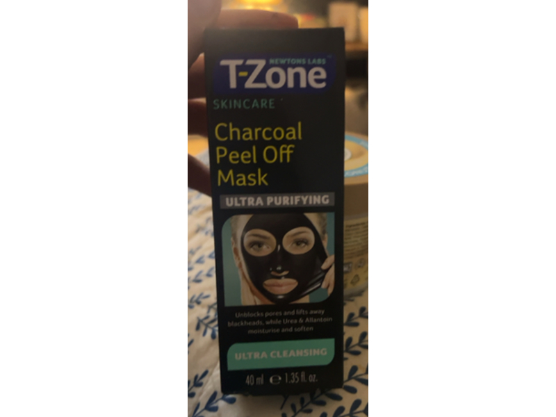 T-Zone Charcoal Black Peel Off Mask, 40 mL