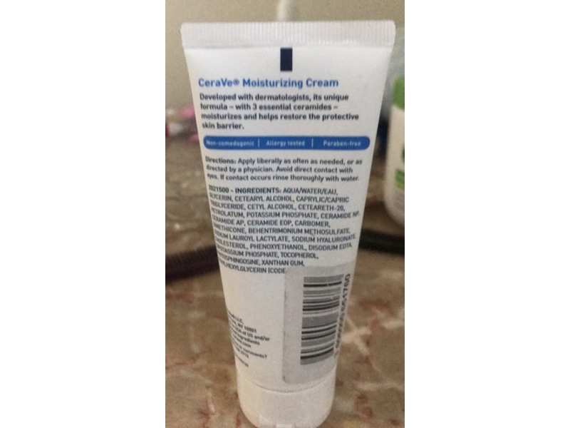 CeraVe Moisturizing Cream, 1.89 fl oz/56 mL