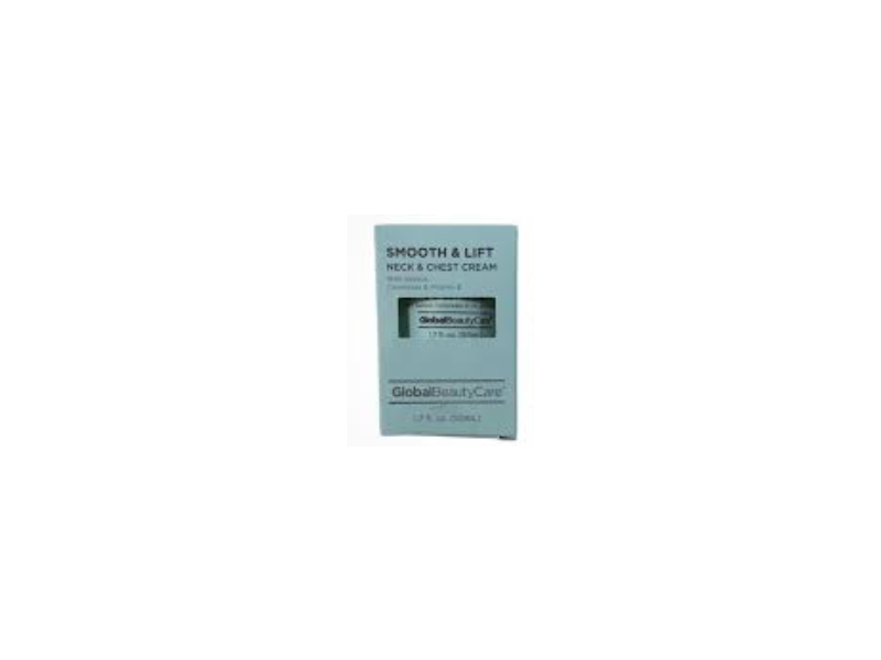 Global Beauty Care Smooth & Lift Neck & Chest Cream, 1.7 fl oz/50 mL