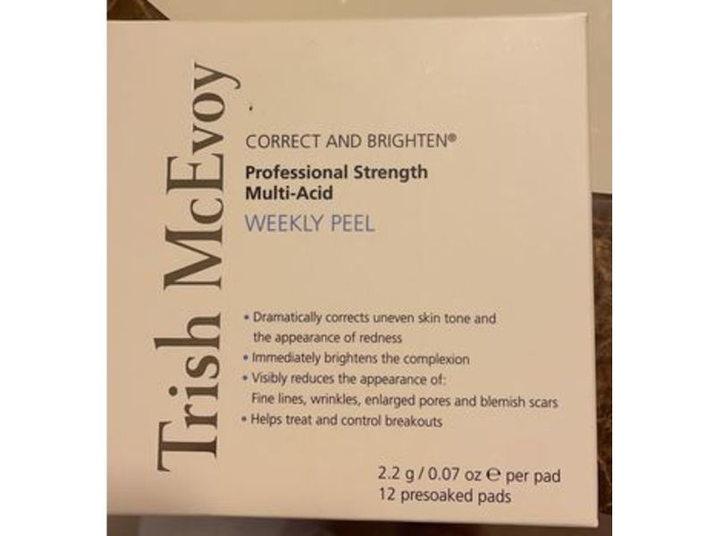 Trish McEvoy Correct & Brighten Weekly Peel, 2.2 g/0.07 oz