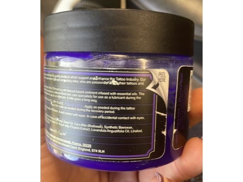 Ink-Eeze Purple Tattoo Ointment, Purple, 6 oz/177 g