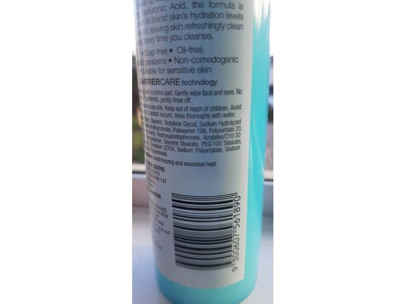 Neutrogena Hydro Boost Cleanser Gelee Milk, Hyaluronic Acid, 145 g