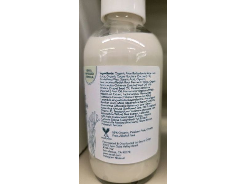 Sea-el Avocado Kelp Facial Cleanser, 4 oz/118 mL