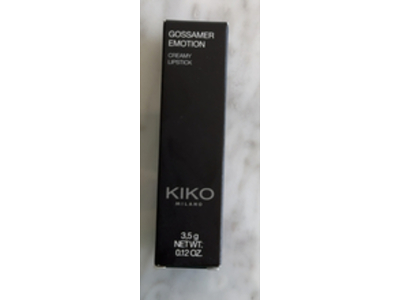 Kiko Milano Gossamer Emotion Creamy Lipstick, 101 Natural Rose, 0.12 oz/3.5 g