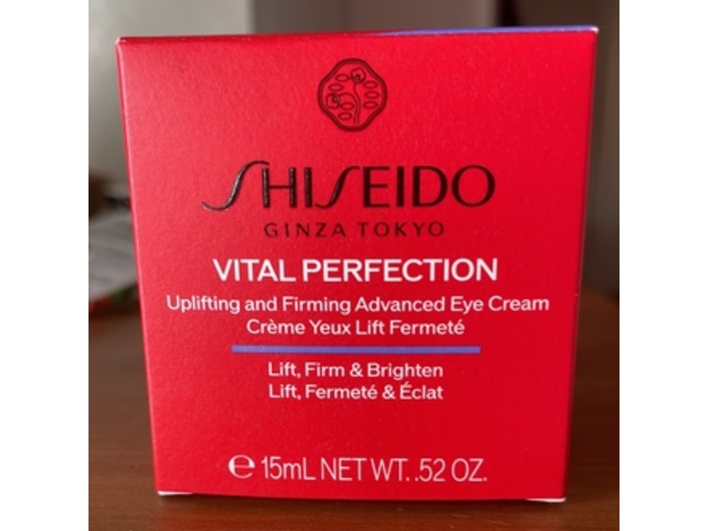 Shiseido Vital Prefection Uplifting & Firming Eye Cream, 0.52 oz/15 mL