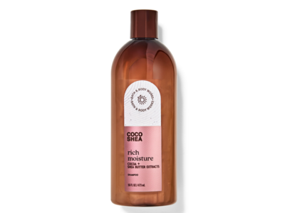 Bath & Body Works Rich Moisture Shampoo, Cocoa + Shea Butter Extracts, 16 fl oz/473 mL