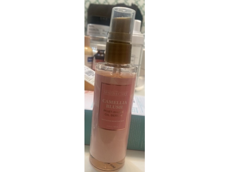 The Spathecary Post-Shave Oil Serum, Camellia Blush, 3.3 fl oz/100 mL