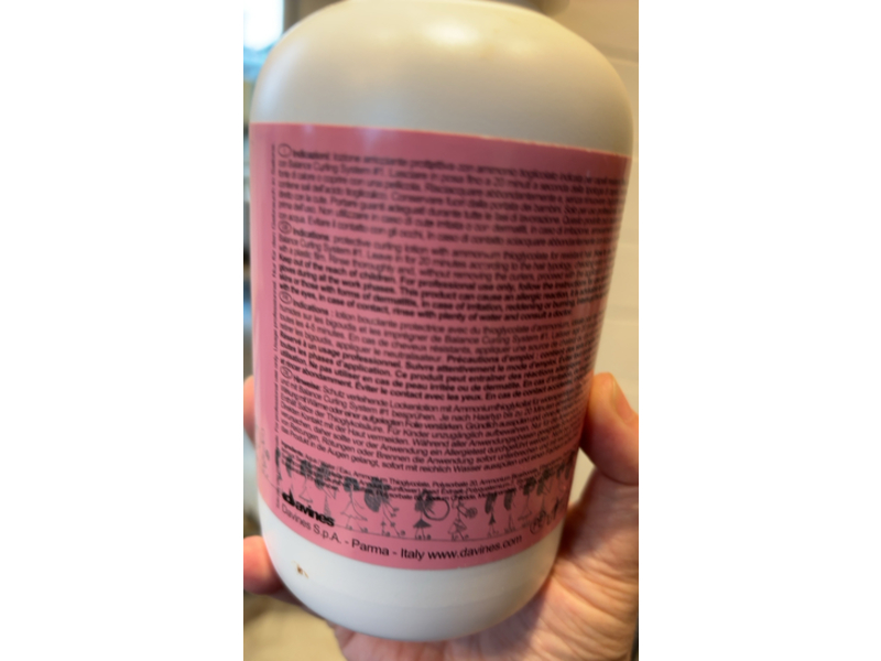 Davines Balance Curling System Protecting Curling Lotion, #1, 16.9 fl oz/500 mL