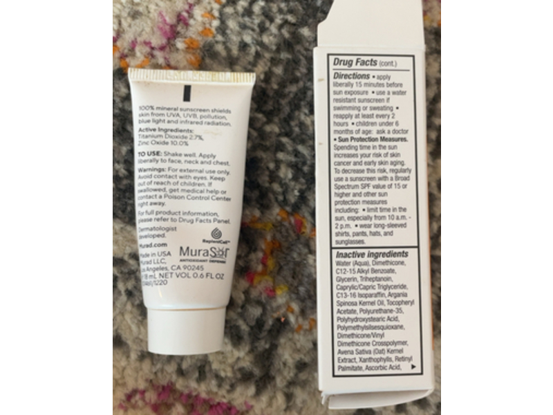 Murad Environmental Shield City Skin Age Defense, SPF 50, 0.6 fl oz/18 mL