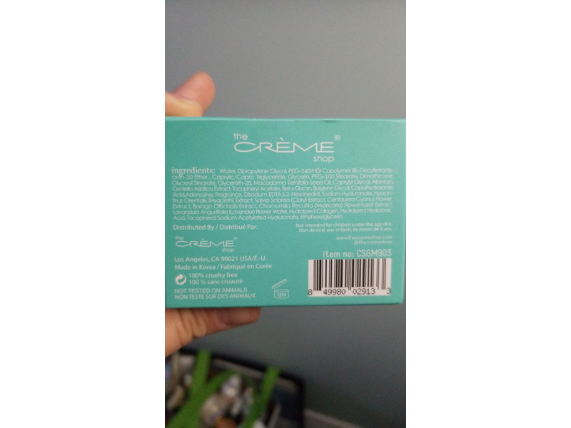 The Creme Shop Collagen Overnight Gelee Mask, 2.36 oz/70 g