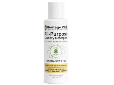 Heritage Park All-Purpose Laundry Detergent, Fragrance Free, 4 fl oz