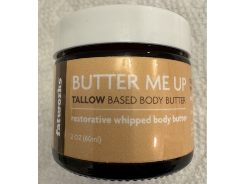 Fatworks Butter Me Up Tallow Based Body Butter, 2 oz/60 mL