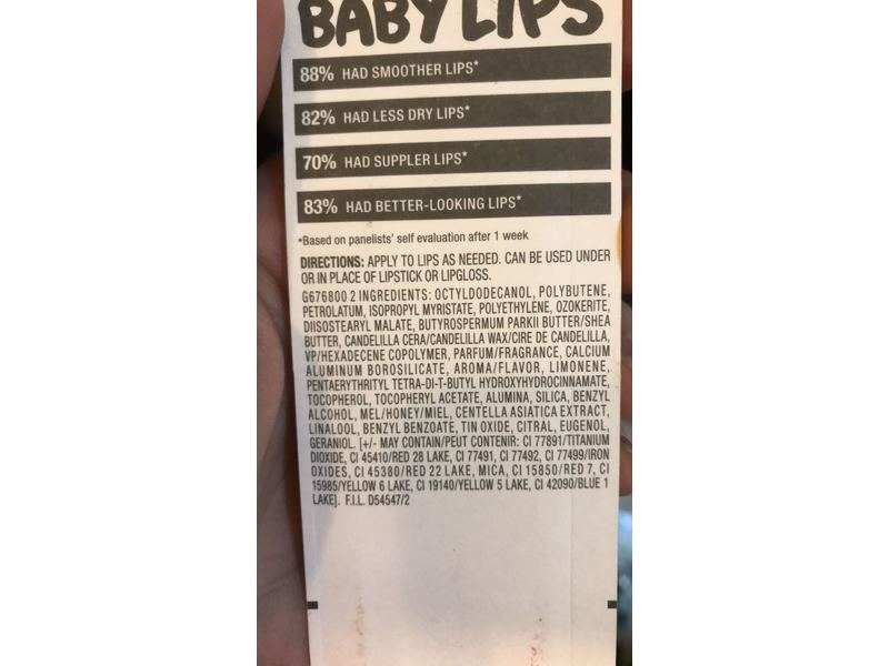 Maybelline New York Baby Lips Moisturizing Lip Balm, 25 Pink Punch, 0.15 oz/4.4 g