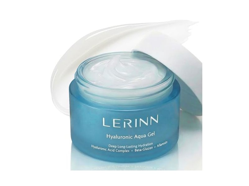 LERINN Hyaluronic Aqua Gel, Hyaluronic Acid Complex + Beta-Glucan + Allantoin, 1.7 fl oz/50 mL