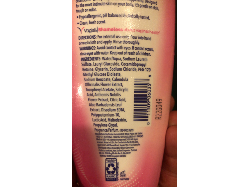 Vagisil Daily Intimate Wash, Odor Block,12 fl oz/354 mL