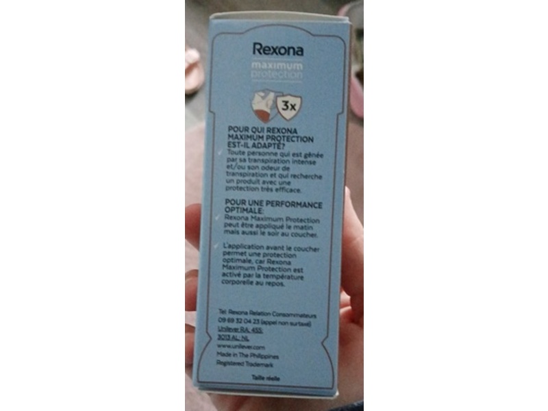 Rexona Maximum Protection Antiperspirant Cream, Clean Scent, 45 mL