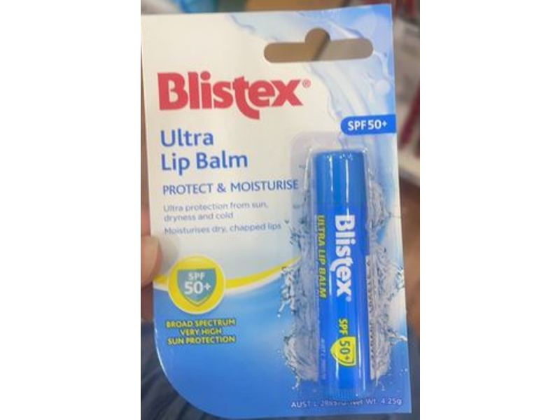 Blistex Protect & Moisturise Ultra Lip Balm, SPF 50+, 4.25 g