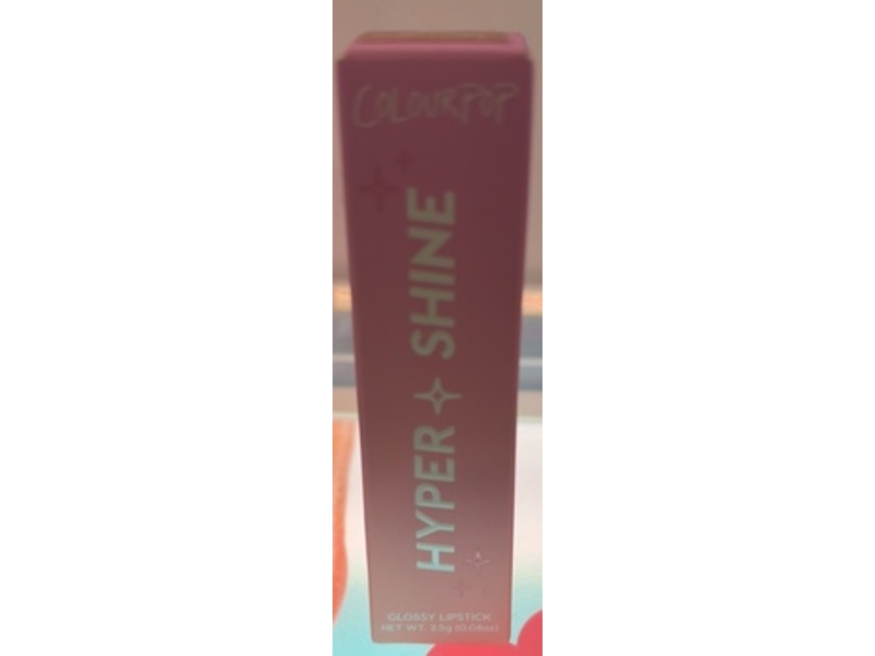 ColourPop Hyper Shine Glossy Lipstick, Airport Crush, 0.08 oz/2.5 g