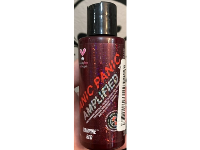 Manic Panic Amplified Semi-Permanent Hair Color, Vampire Red, 4 fl oz/118 mL