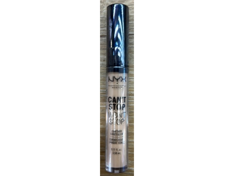 Nyx Professional Makeup Can't Stop Won't Stop Contour Concealer, Medium Olive, 0.11 fl oz/3.5 mL